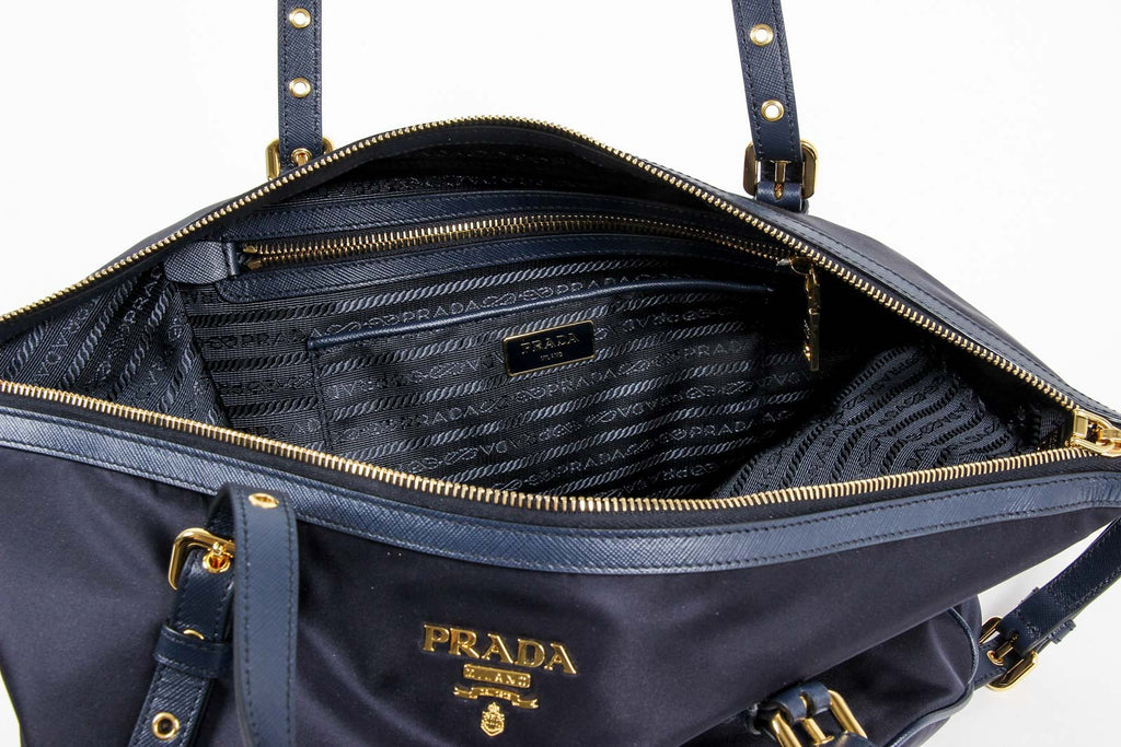 Bolso de mano grande Prada para mujer BR4253 Tessuto