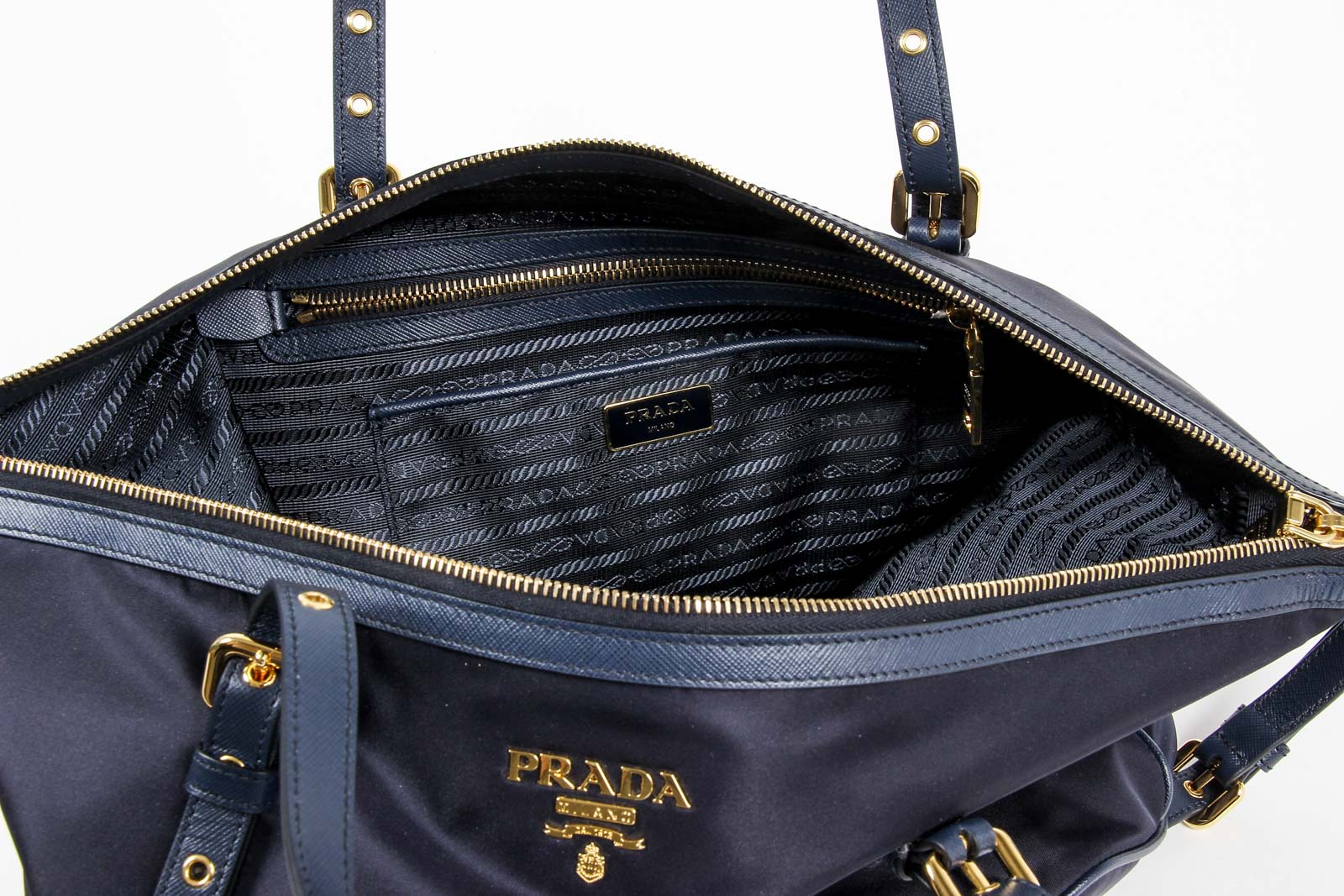 Bolso de mano grande Prada para mujer BR4253 Tessuto