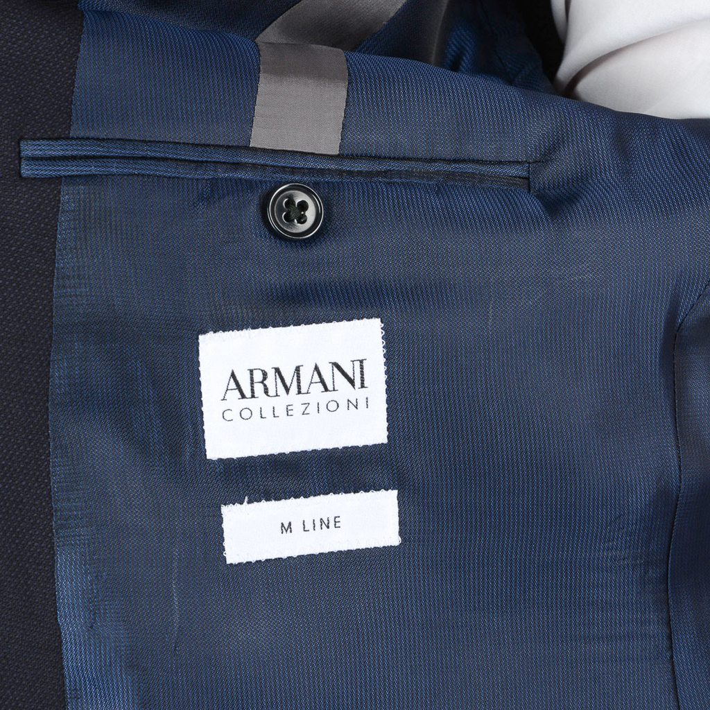 Armani Collezioni Mens Suit Black