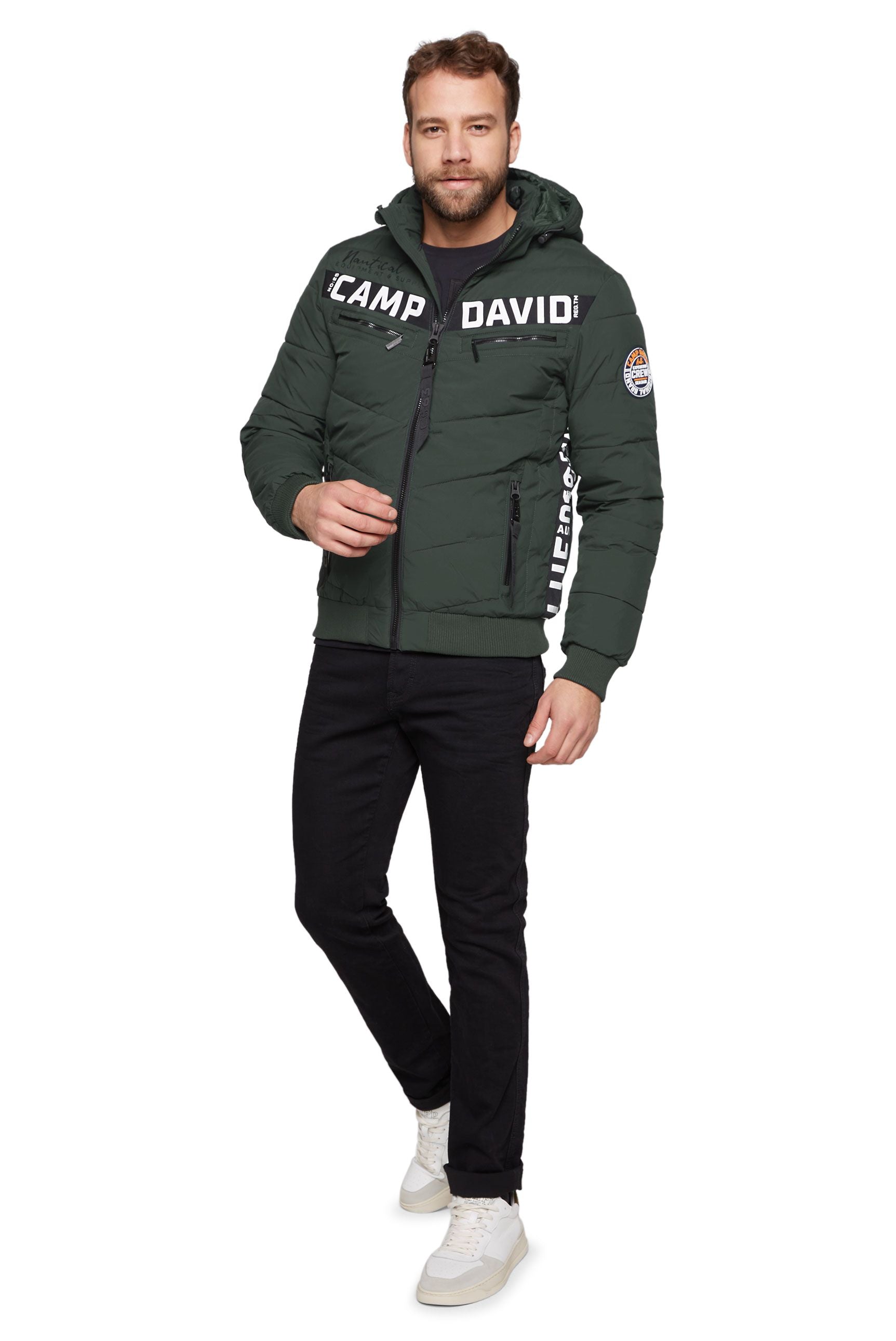 Chaqueta con capucha para hombre Camp David