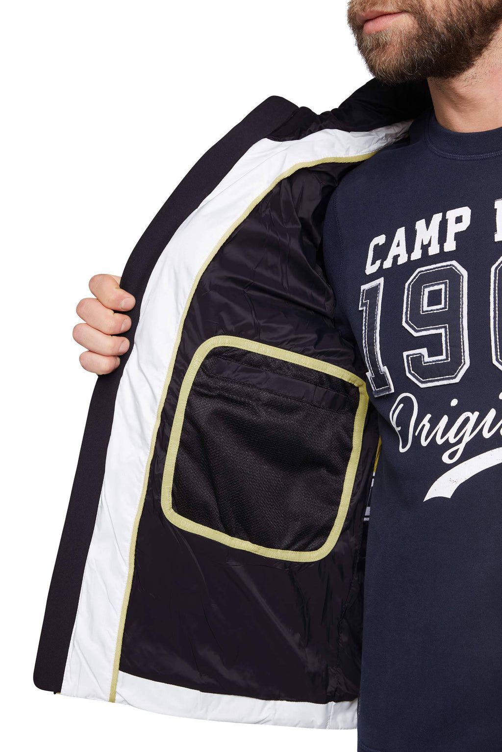 Chaqueta con capucha para hombre Camp David