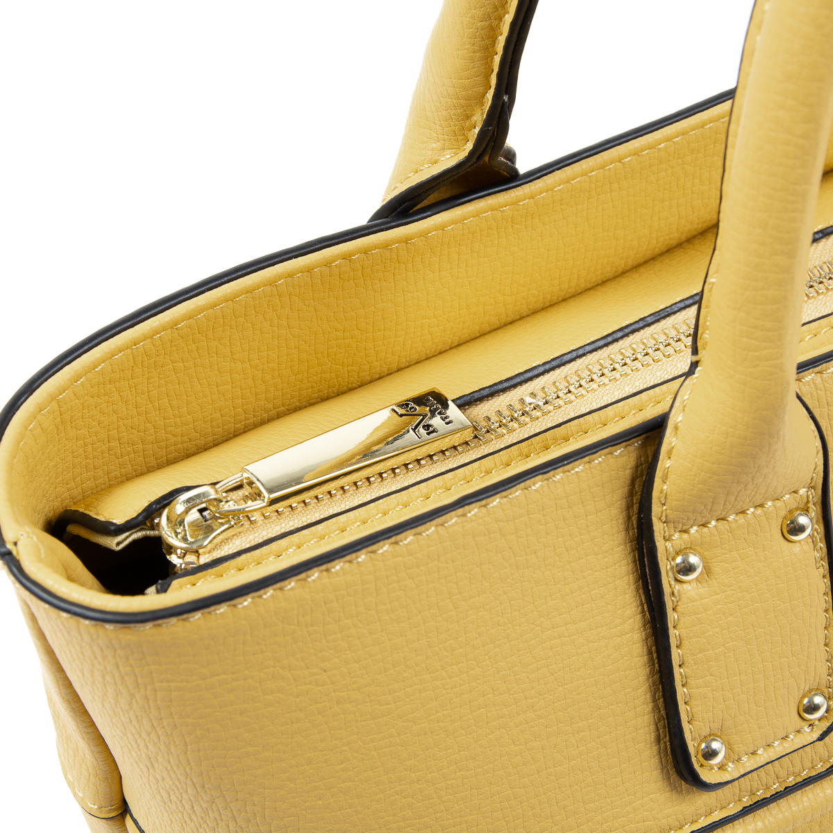 Bolso de mano para mujer V 1969 Italia amarillo SOPHIA