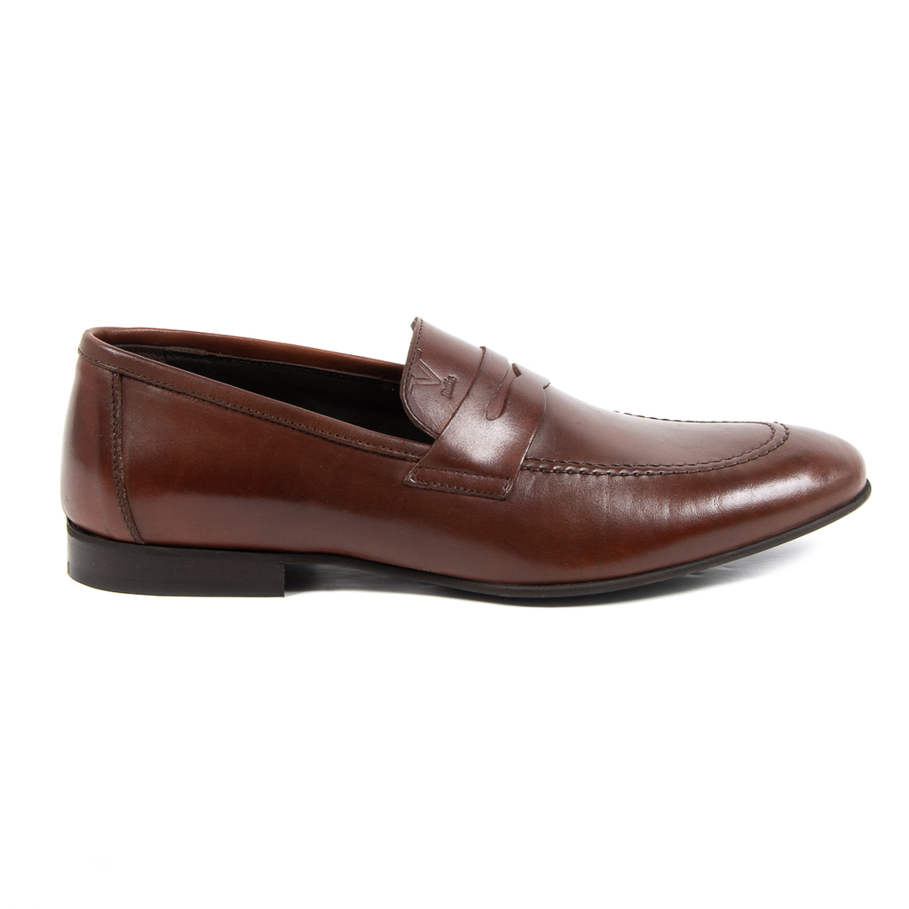 Mocasines V 1969 Italia para hombre, color marrón, ADAM