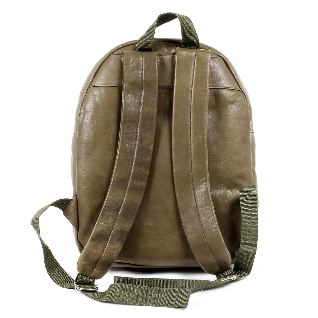 V 1969 Italia Mens Backpack Dark Green PRAGA
