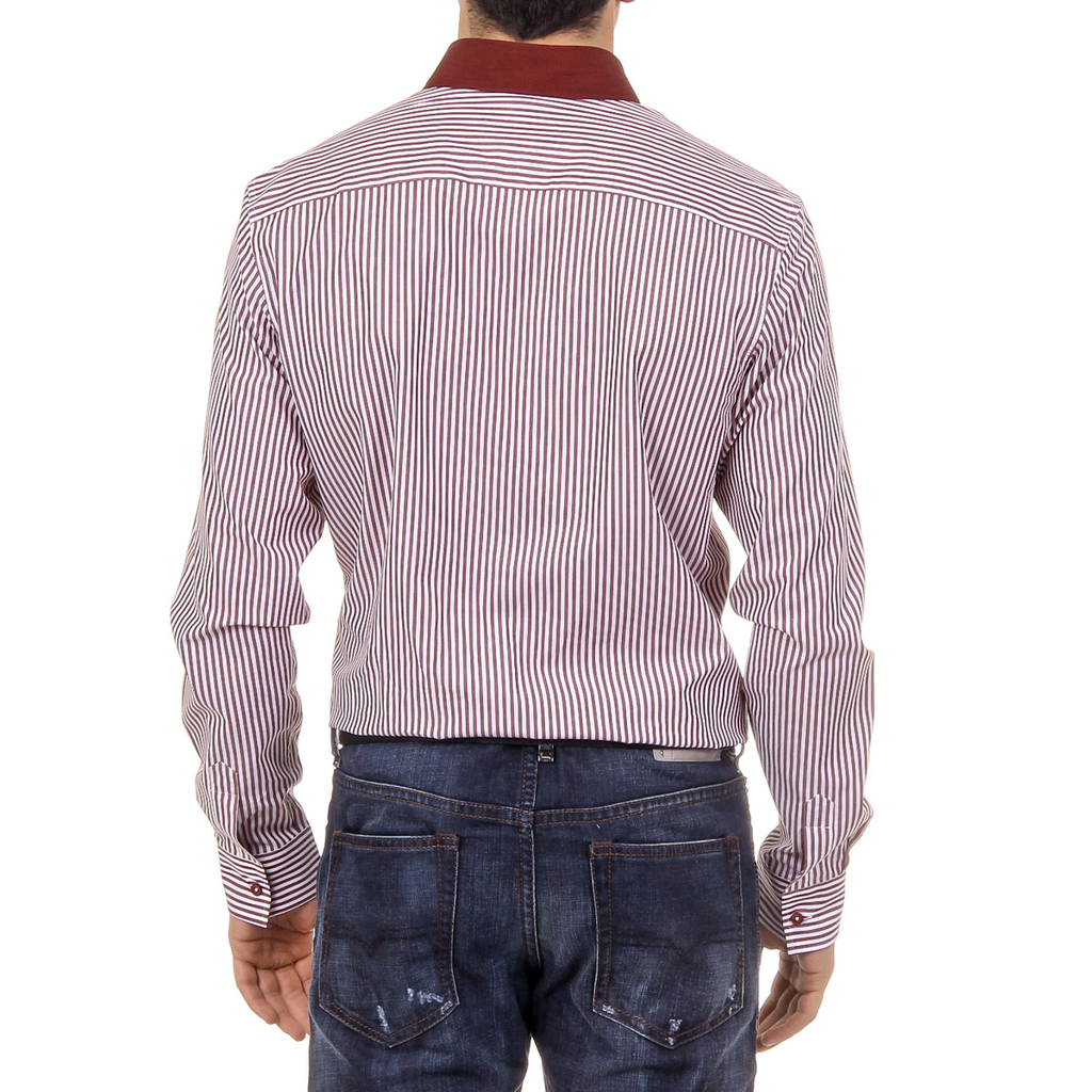 Ufford & Suffolk Polo Club Camisa Hombre USC01 A3 BURDEOS