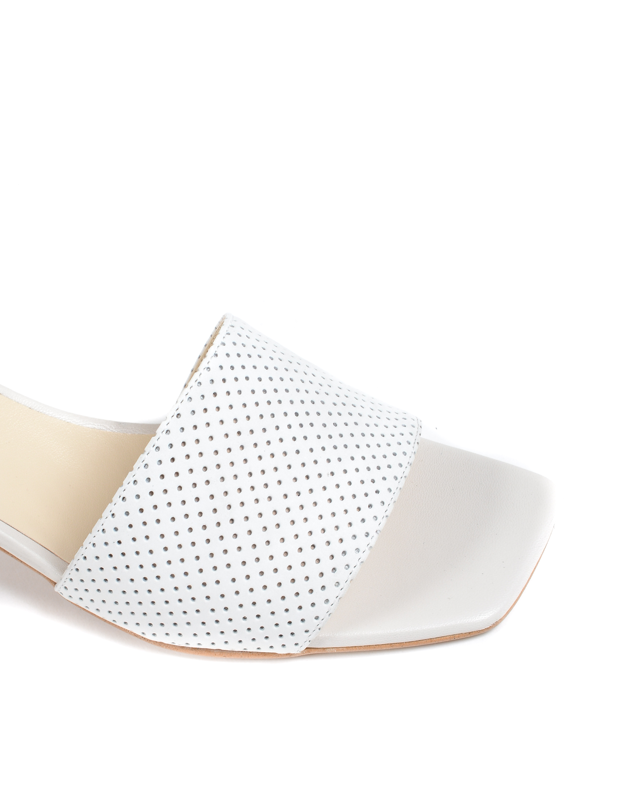19V69 Italia Sandalia de mujer blanca 4909 TRAF SILK GESSO