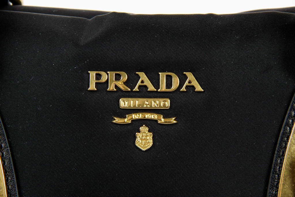 Bolso de mano convertible Prada para mujer BN1903 Tessuto de nailon con asa superior