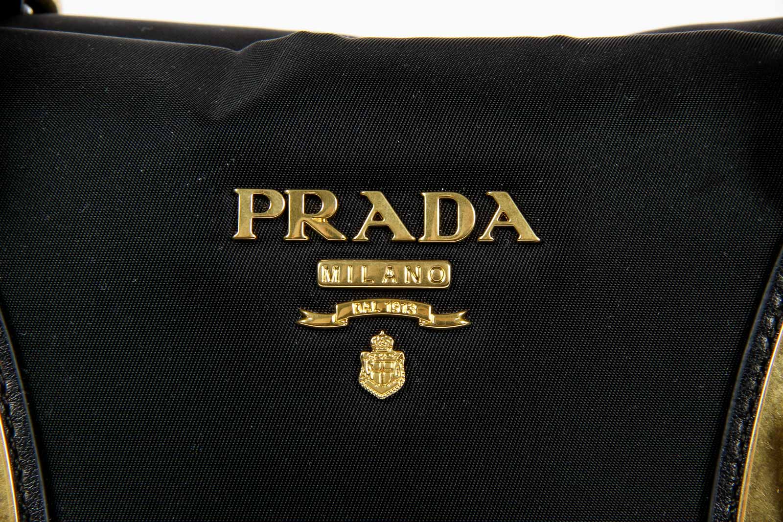 Bolso de mano convertible Prada para mujer BN1903 Tessuto de nailon con asa superior
