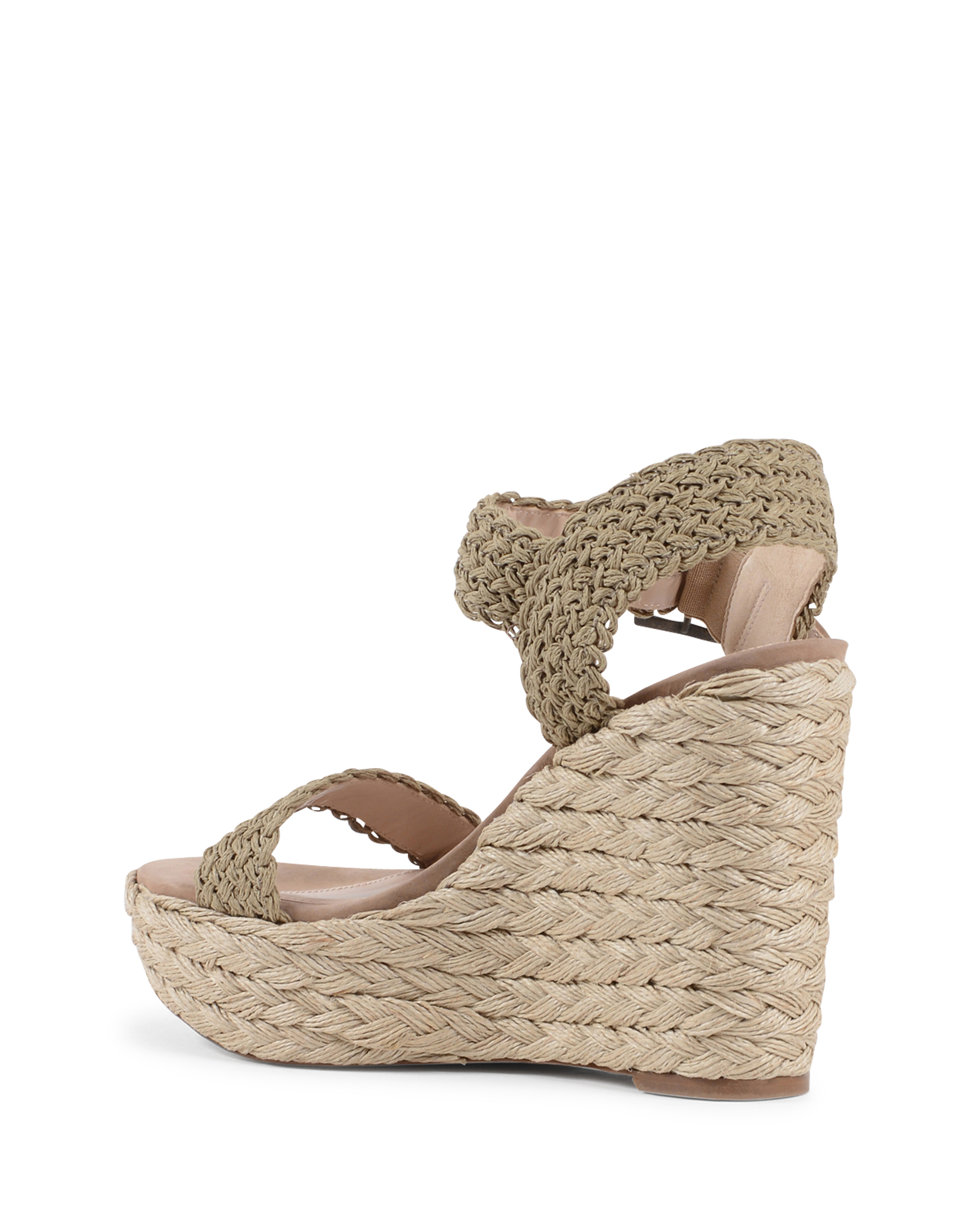 Stuart Weitzman Sandalia de cuña para mujer Verde ALEXIS