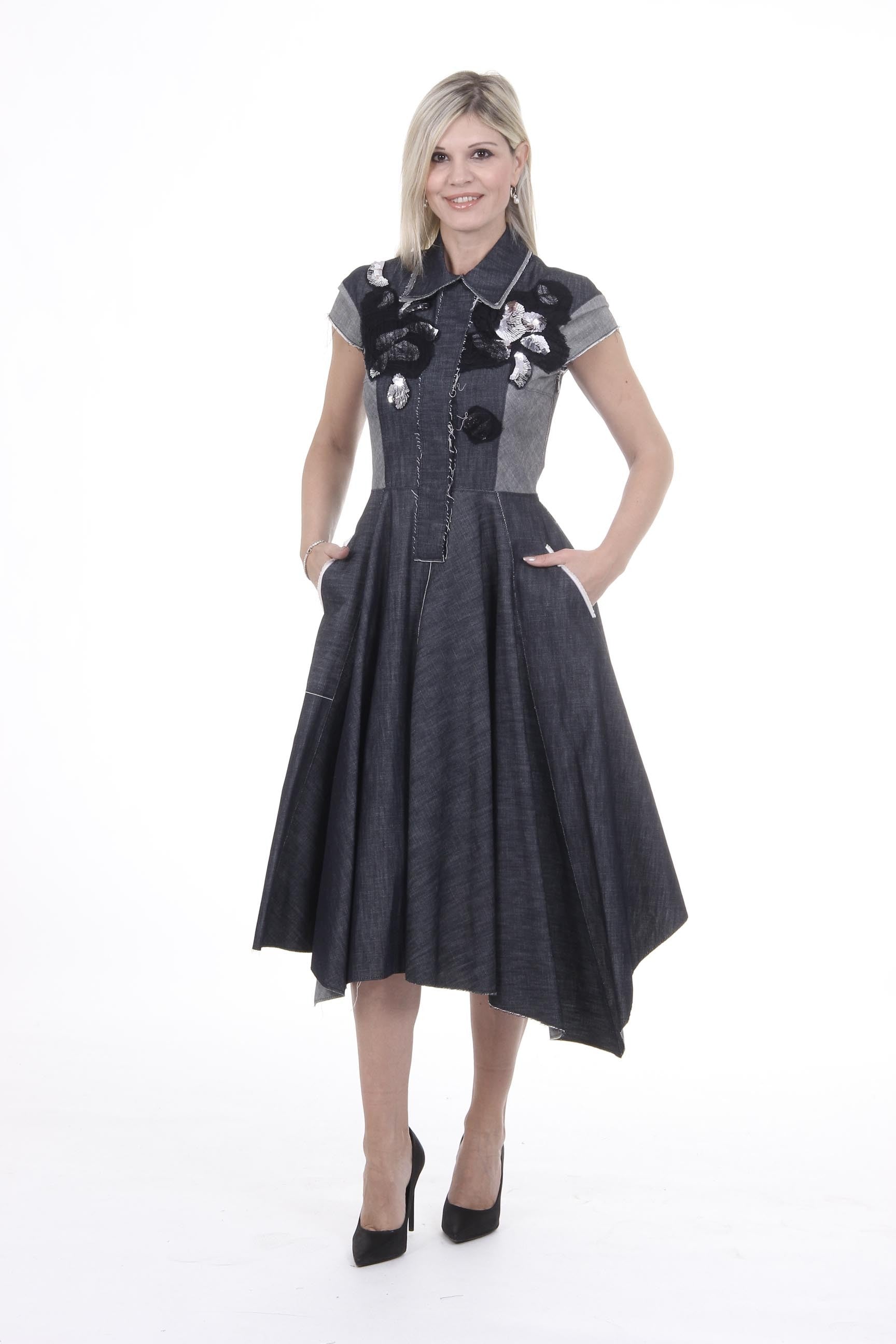 Vestido Bottega Veneta para mujer 375129 VZJD0 4030