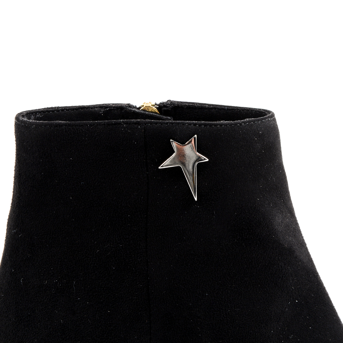 Andrew Charles Womens Heeled Ankle Boot Black DOLLY