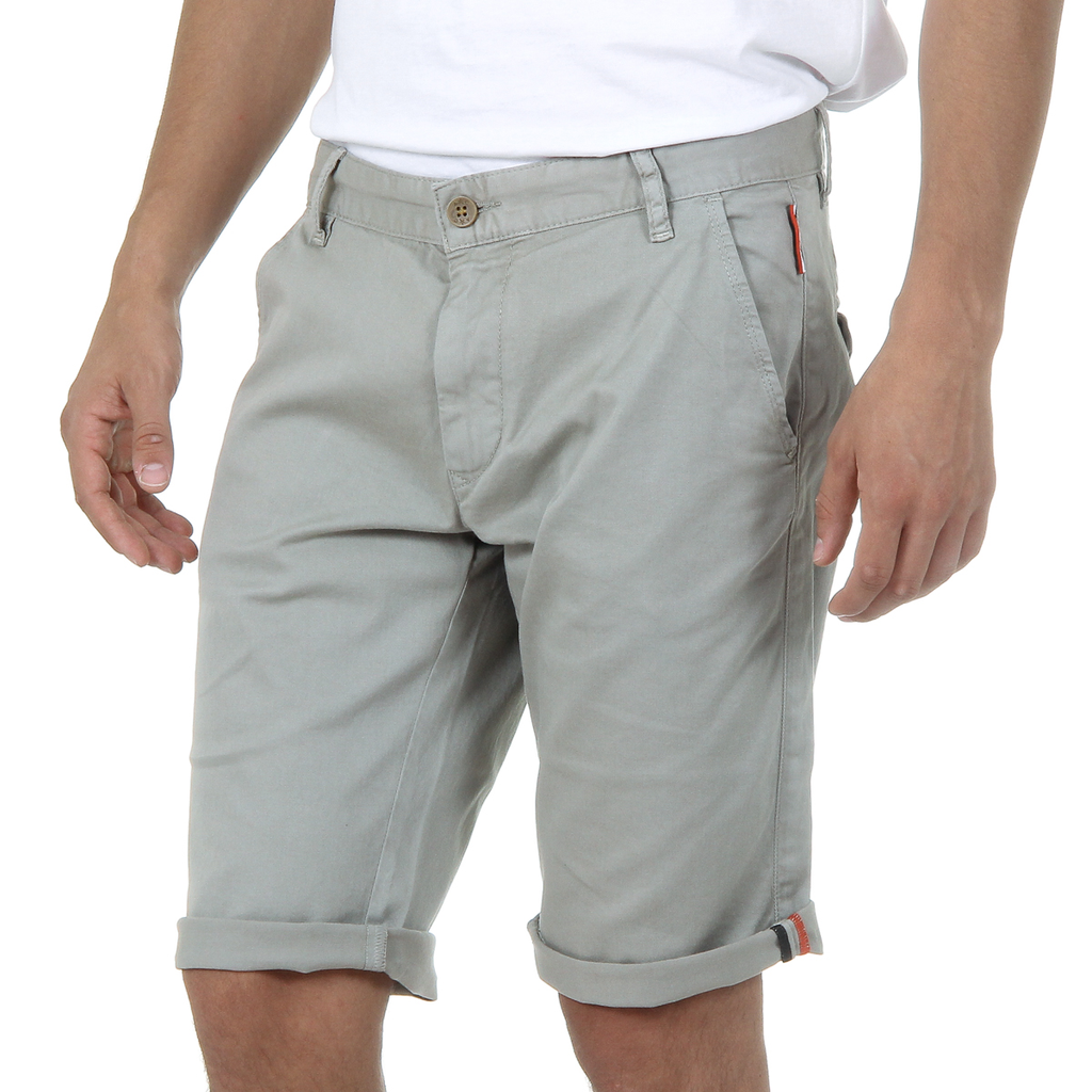 Pantalones cortos Andrew Charles para hombre gris claro SADECK