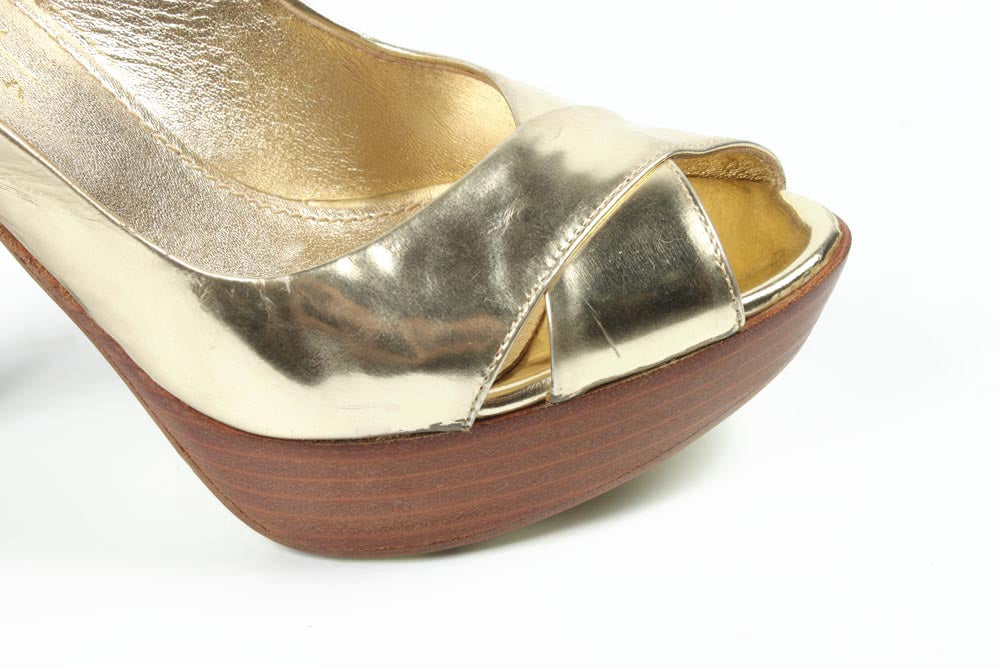 Sandalia de mujer Sebastian Milano 2750 GOLD SPEC