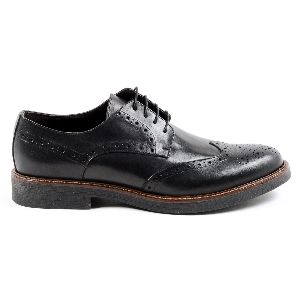 Andrew Charles Mens Brogue Shoe Black IGGY