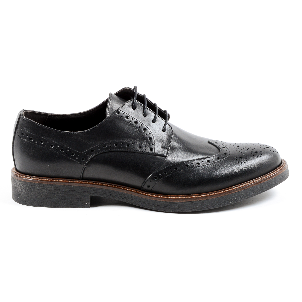 Andrew Charles Mens Brogue Shoe Black IGGY