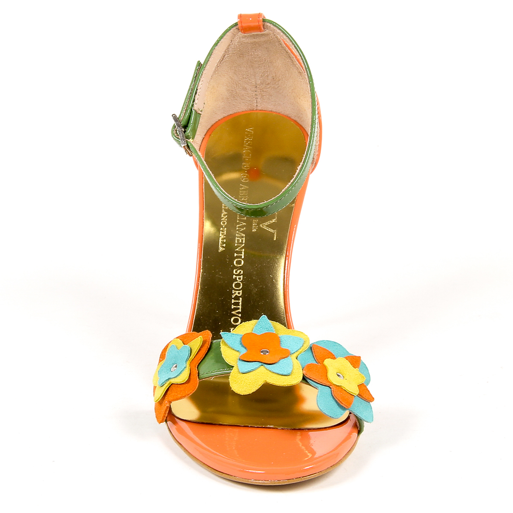 V 1969 Italia Sandalia de tira al tobillo para mujer Multicolor CATALINA