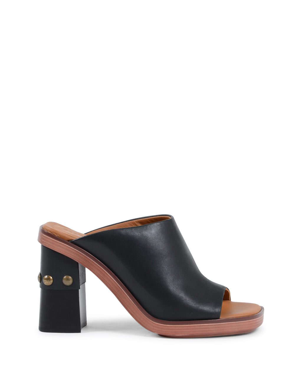 ChloÃ¨ Womens Mule Sandal Black SB32041A NERO