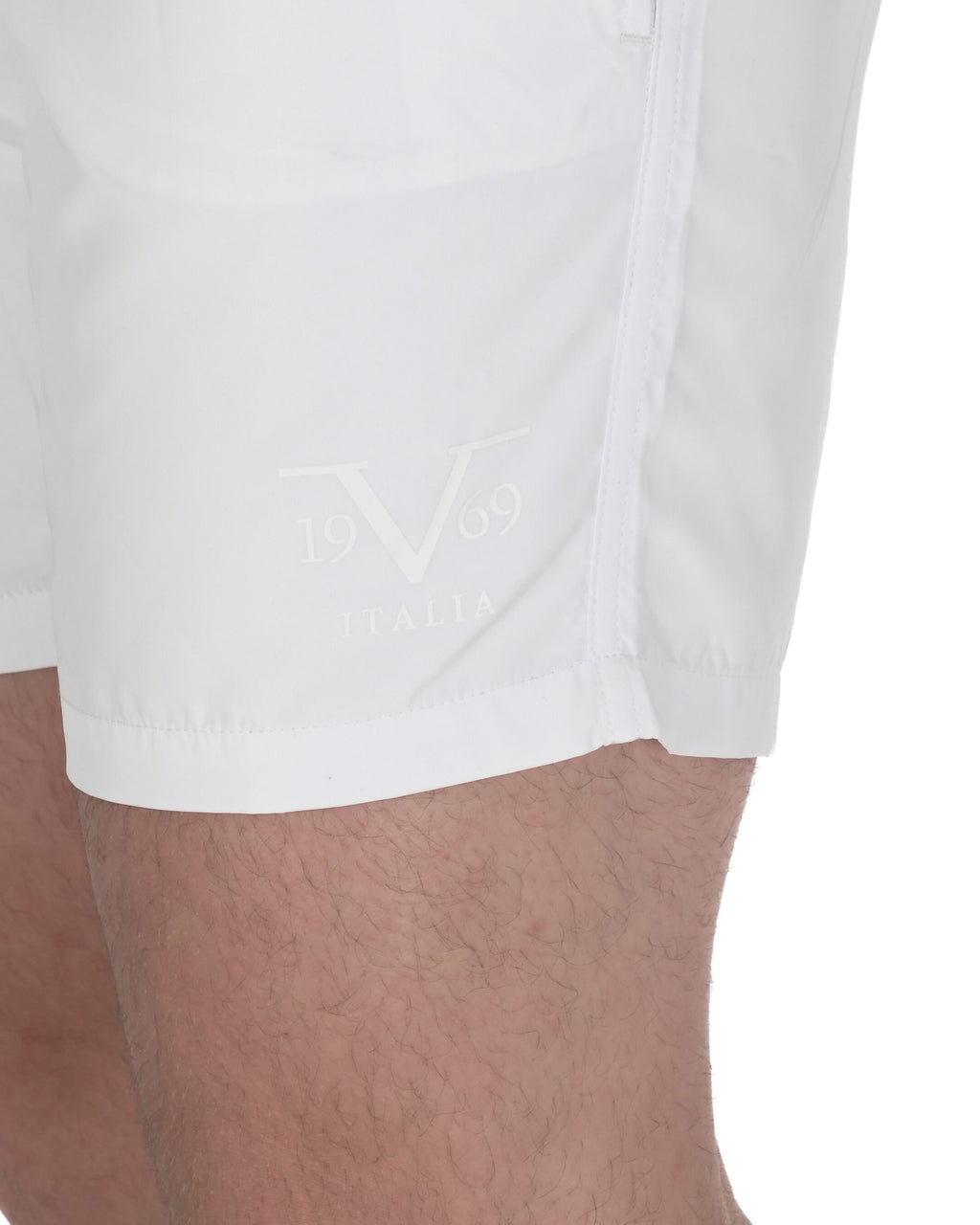 19V69 Italia Mens Swimwear Trunk VSC1MBM07 WHITE