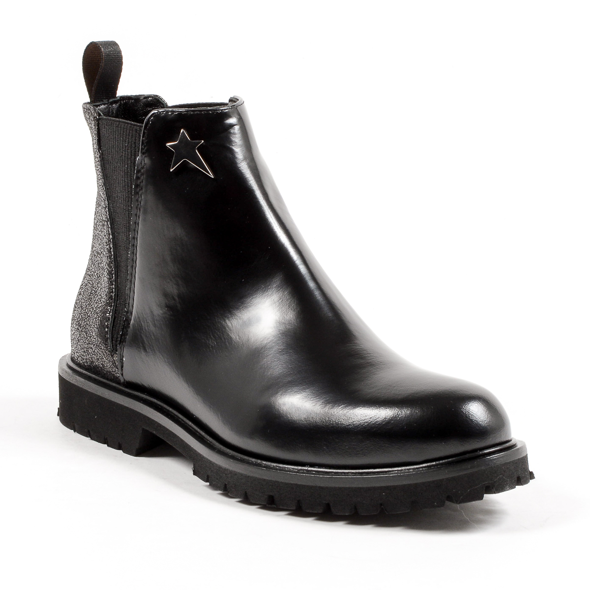 Andrew Charles Womens Ankle Boot Black CHRISTINA