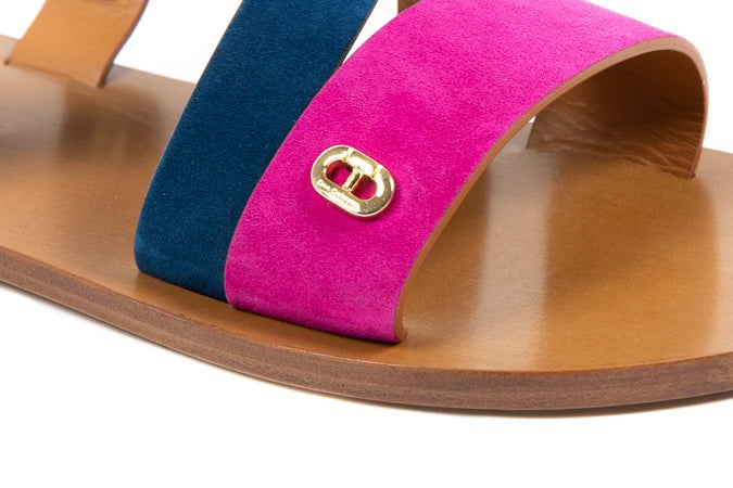 Sandalia Do Anything Fuxia y Azul