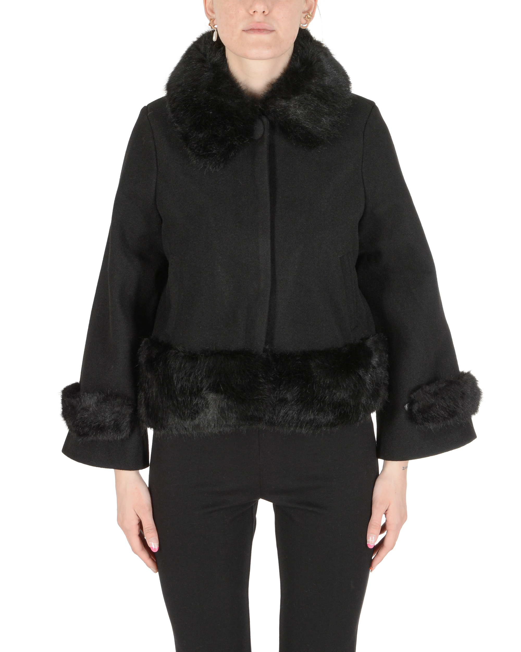 19V69 Italia Chaqueta de mujer negra LILIA BLACK