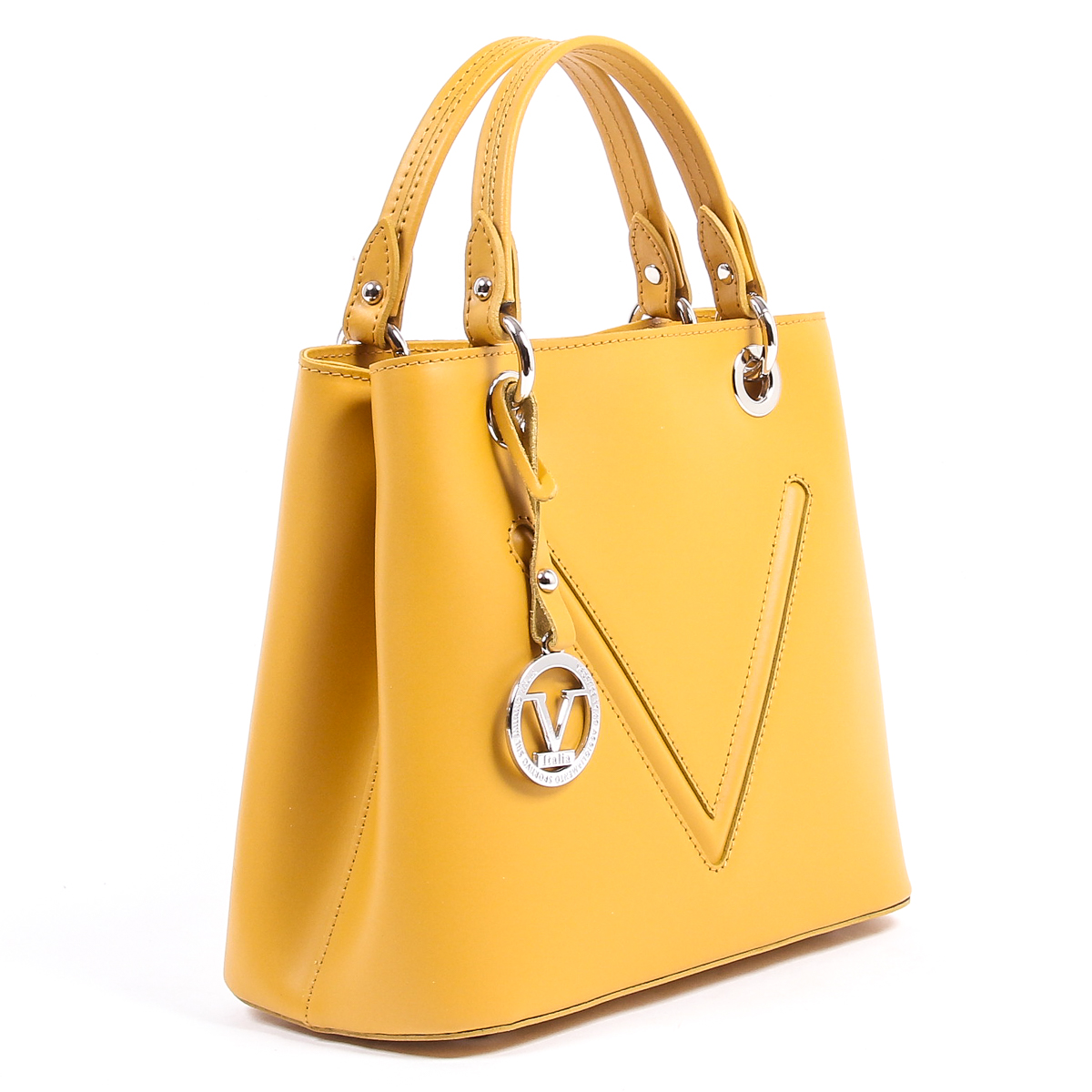 Bolso de mano para mujer V 1969 Italia V004-S RUGA SENAPE