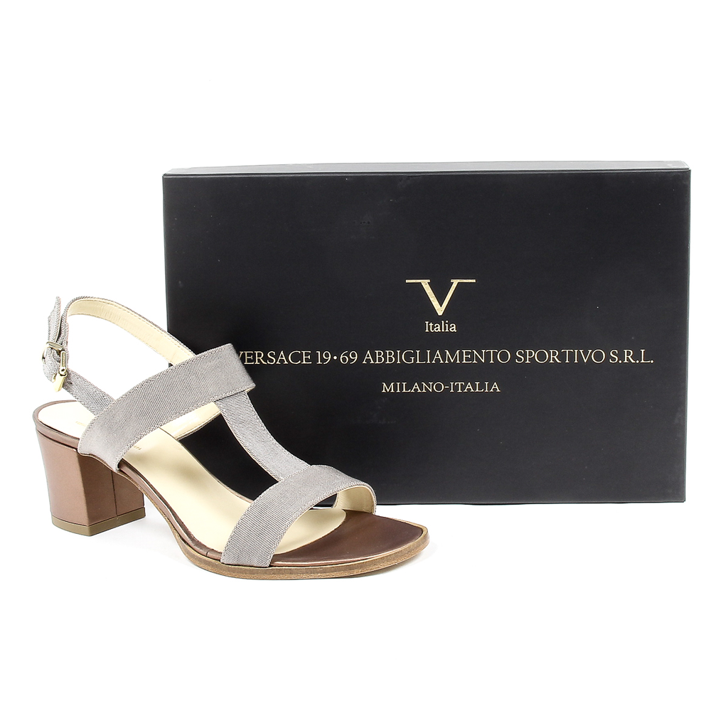 Sandalia V 1969 Italia para mujer gris PERLA