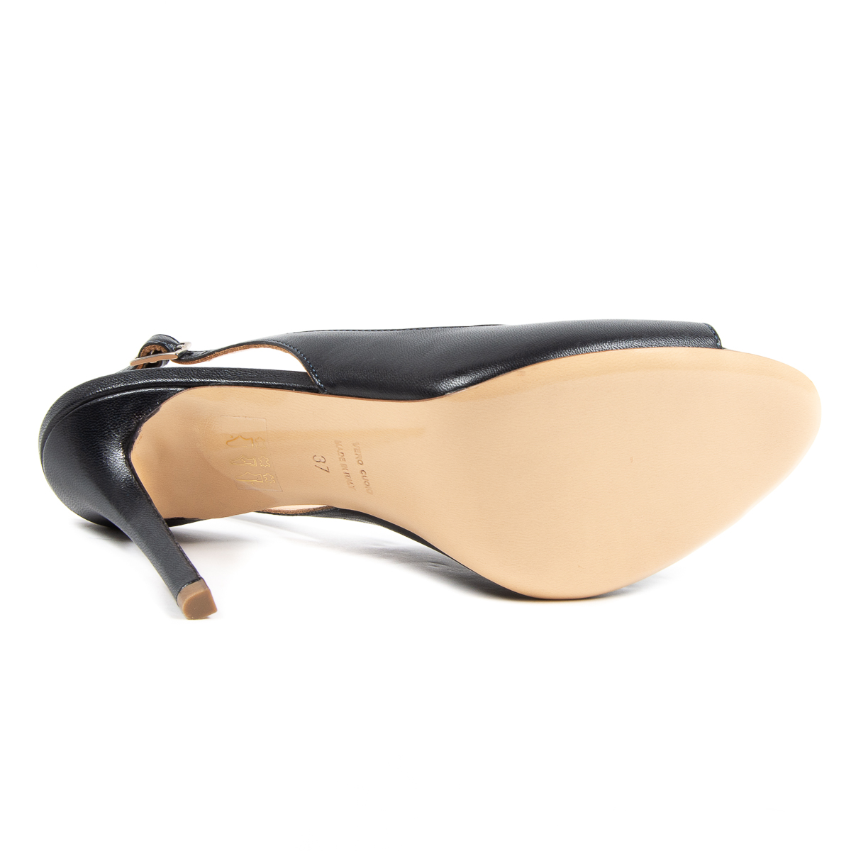 Sandalia V 1969 Italia para mujer azul oscuro LAW