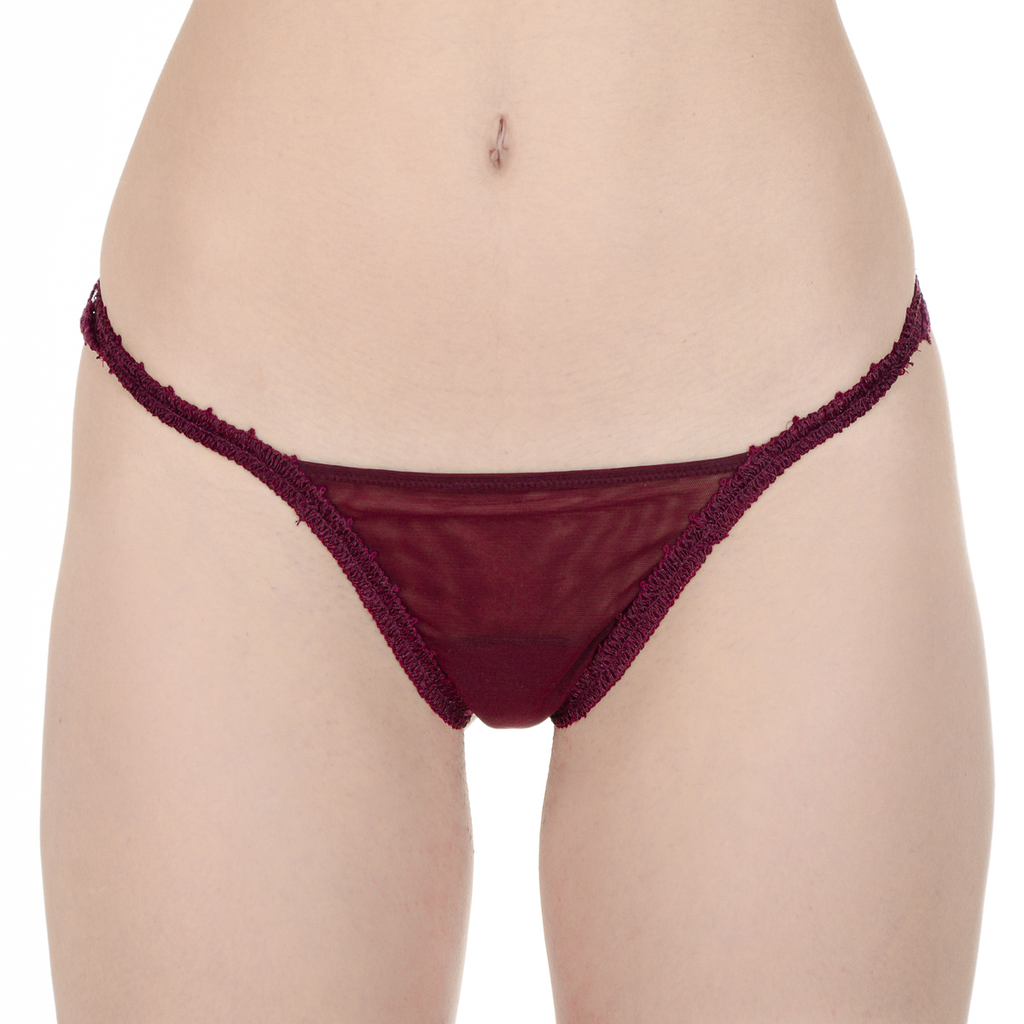 Top La Perla Mujer Slip Burdeos
