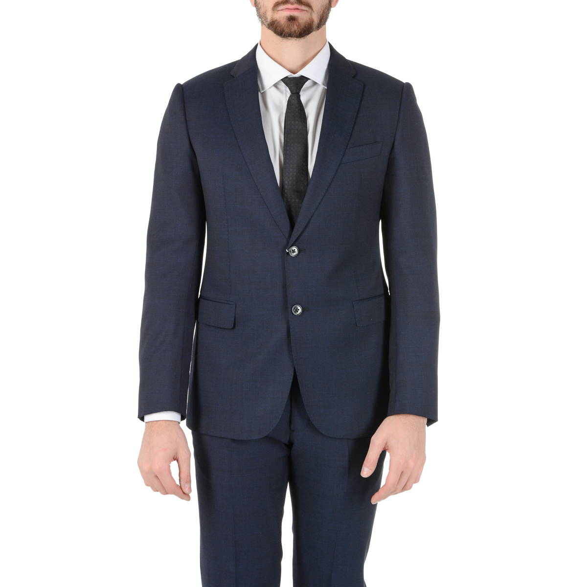 Armani Collezioni Mens Suit Dark Blue