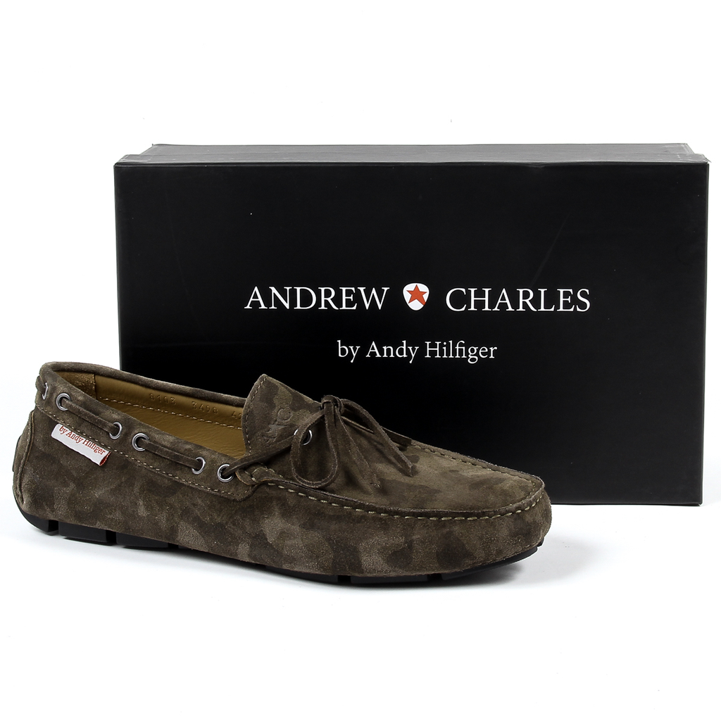 Mocasín Andrew Charles para hombre verde STEVE