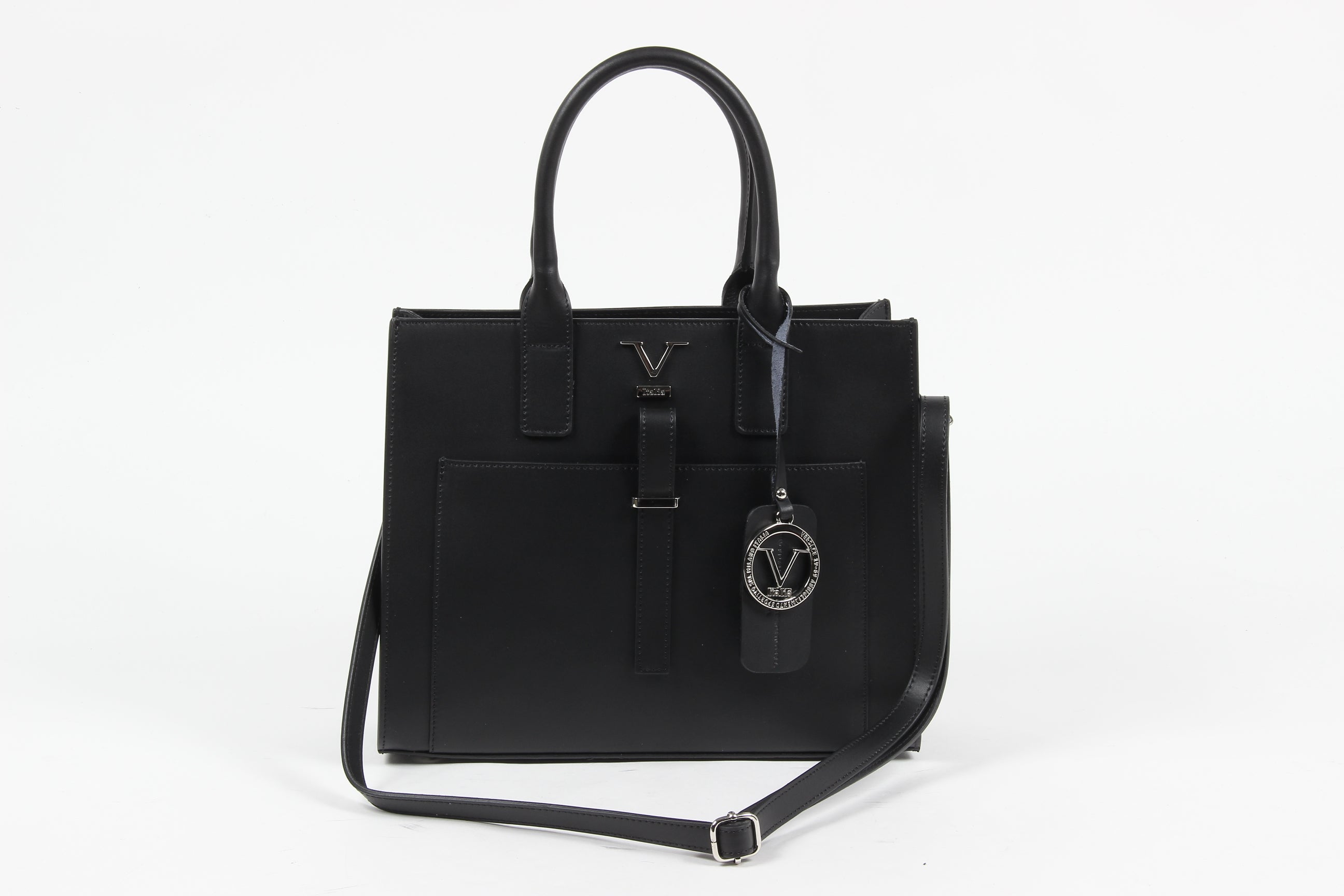 Bolso de mano para mujer V 1969 Italia V006 S NEGRO