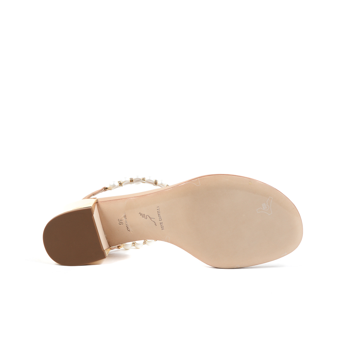 Rene Caovilla by The Blonde Salad Womens Thong Pink PEARL