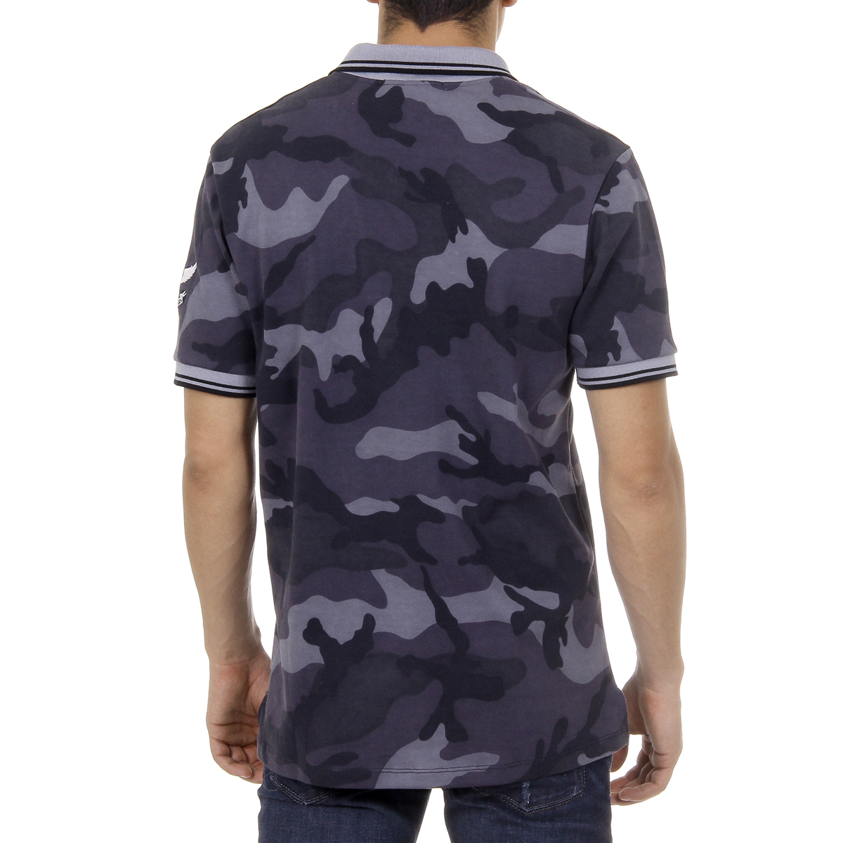 Polo Andrew Charles de manga corta para hombre, multicolor, STEVE