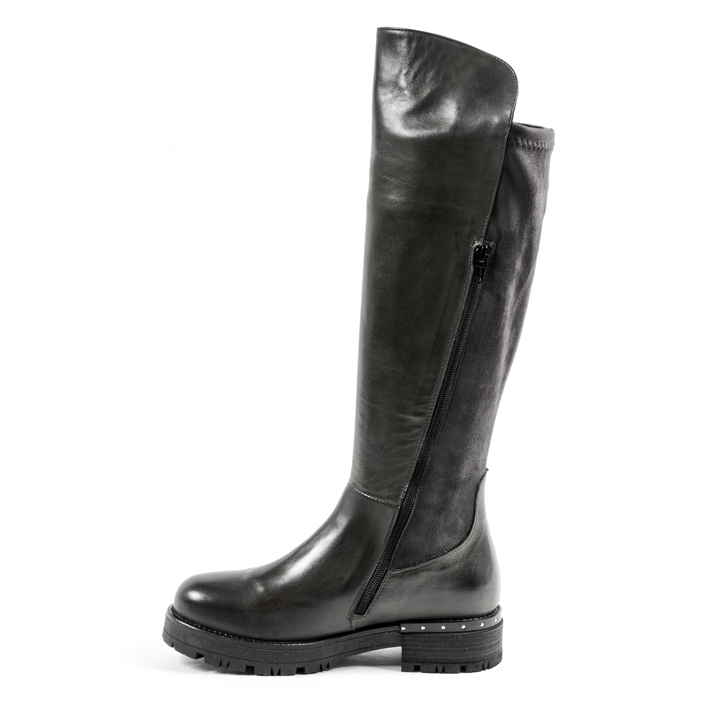 Andrew Charles Womens High Boot Grey PAT