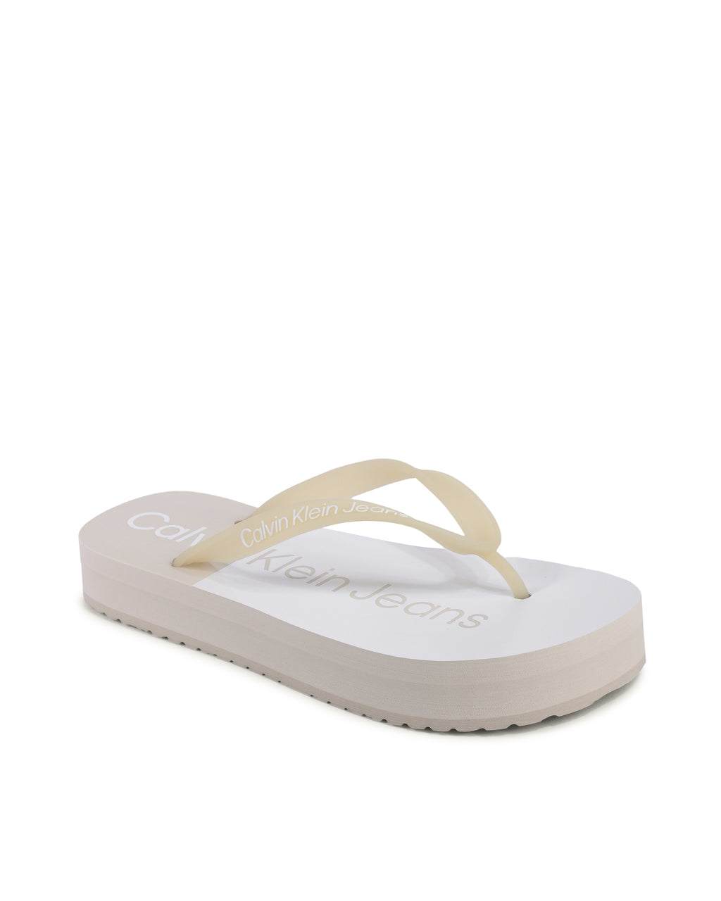 Chanclas Calvin Klein para mujer negras YW0YW0161701N