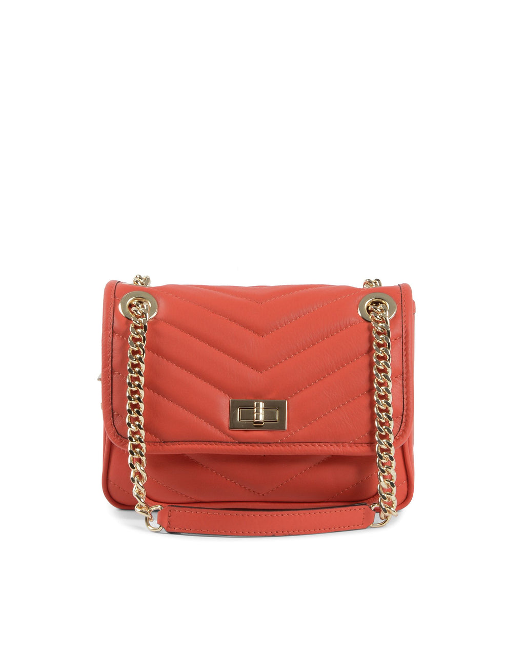 Bolso de mano para mujer V Italia Coral 10507 SAUVAGE CORALLO