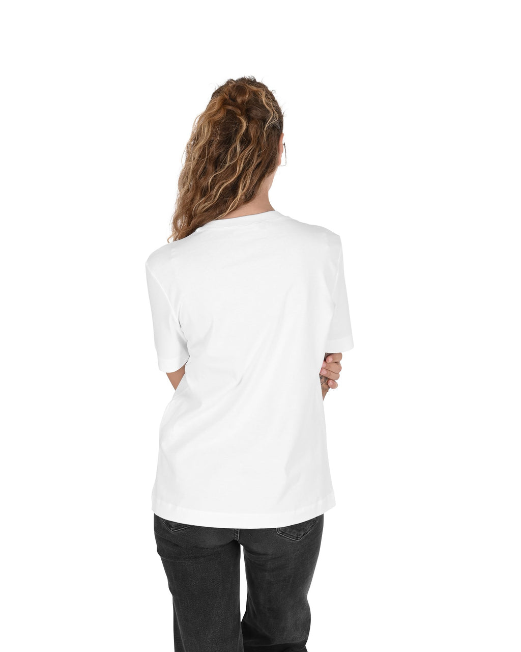 Camiseta de mujer Love Moschino W 4 H06 13 M 3517 A00 BLANCO ÓPTICO