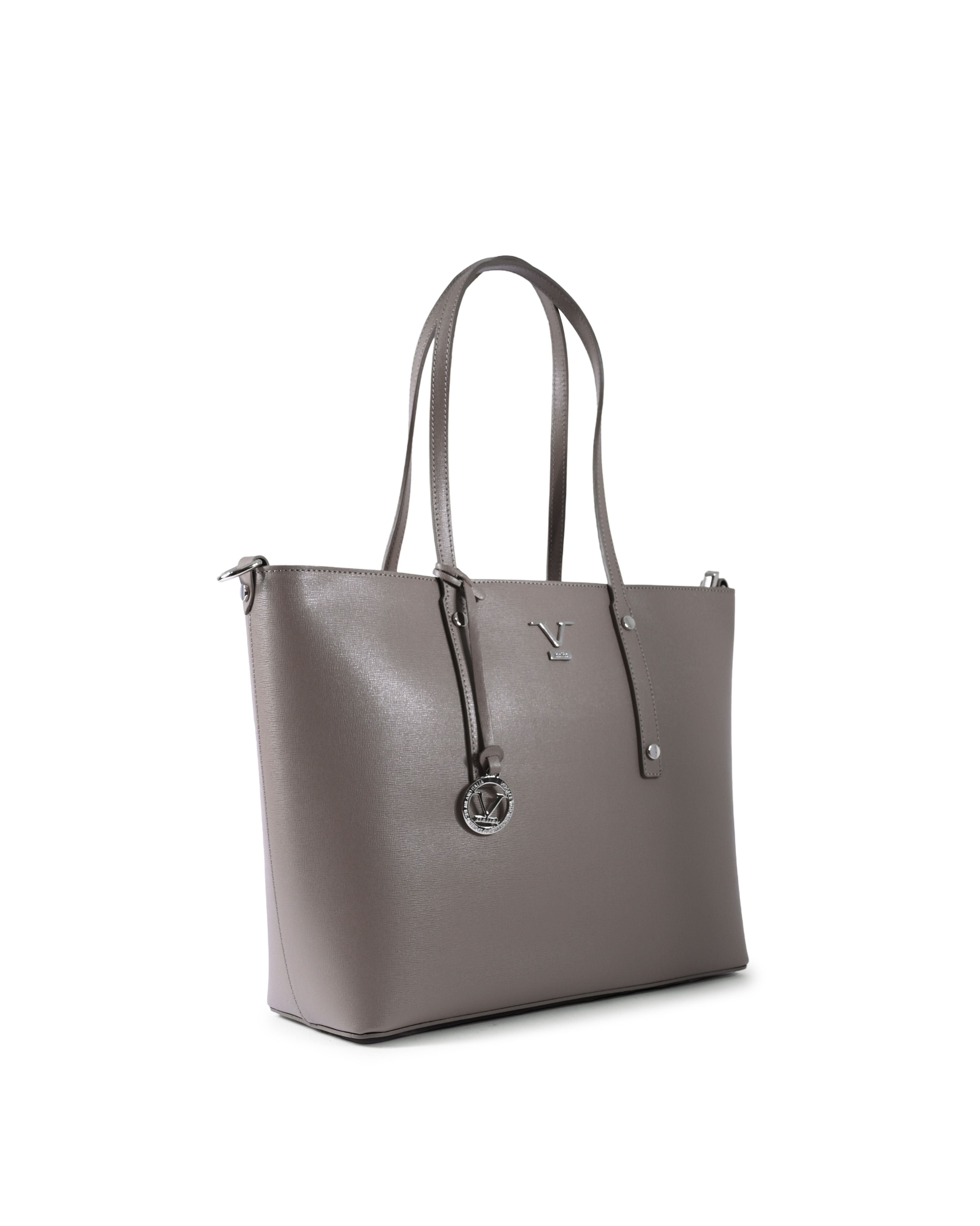 Bolso de mano para mujer V Italia CB1070 SAFFIANO TAUPE