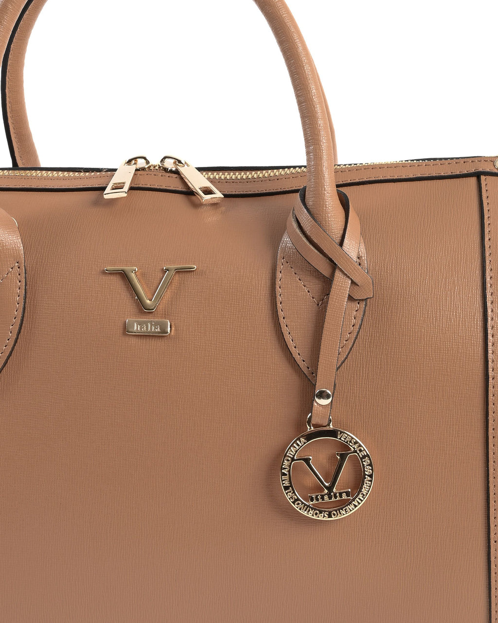 Bolso Mujer V Italia Tan V014-G SAFFIANO CUOIO CHIARO