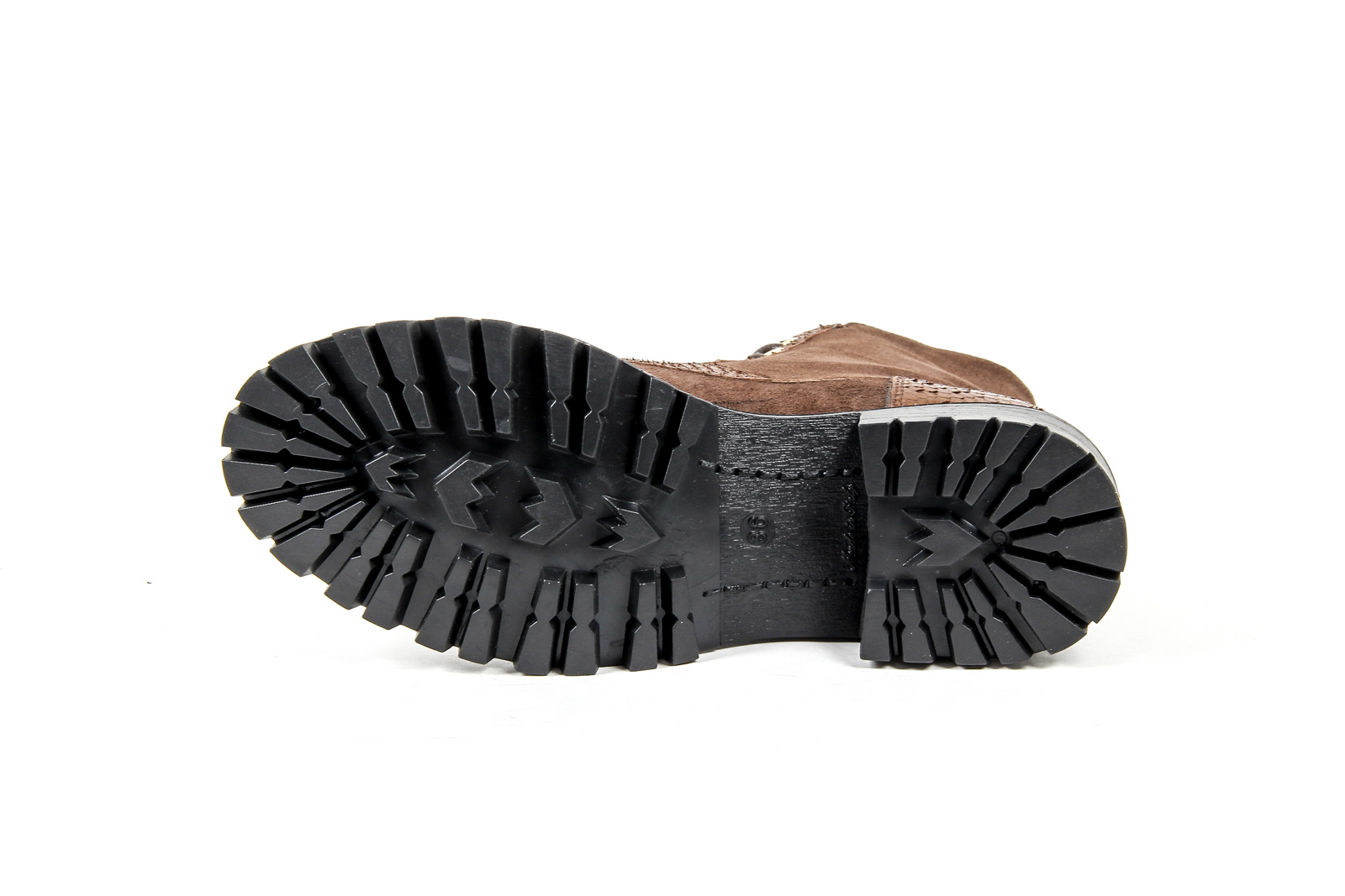 V 1969 Italia Womens Short Boot Brown STONE