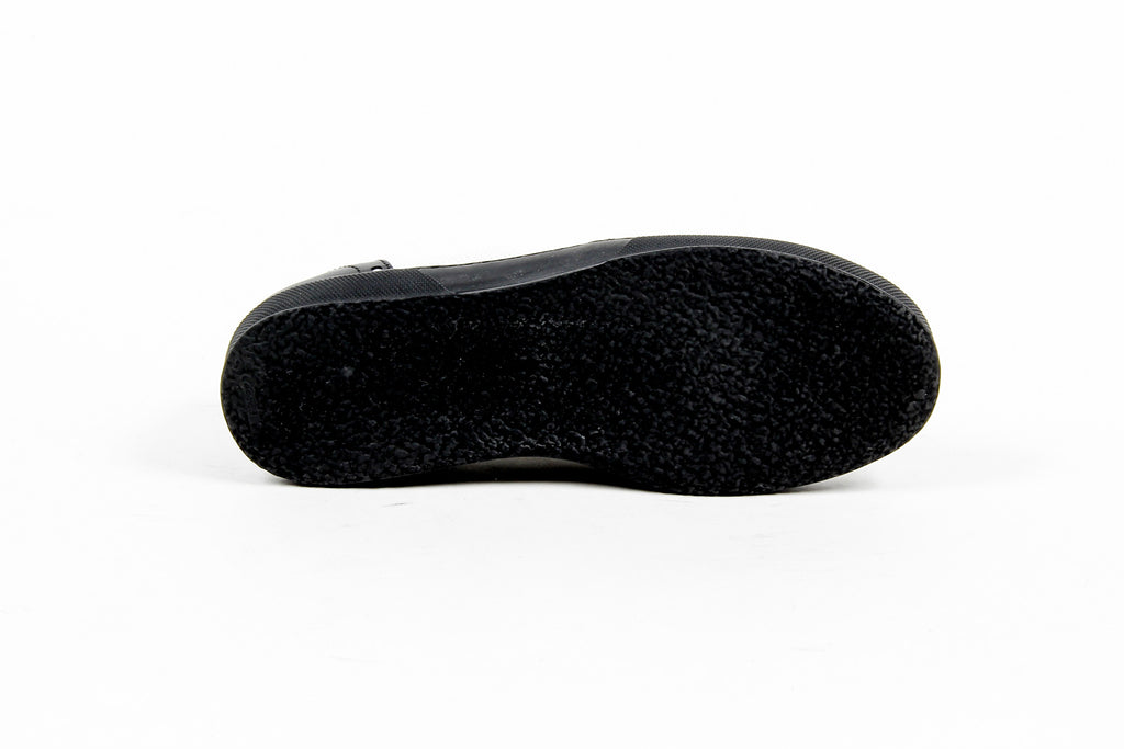 Robert Clergerie Paris - Zapatillas sin cordones para mujer TILO02 V LISSE NOIR VL PERFO BLANCO
