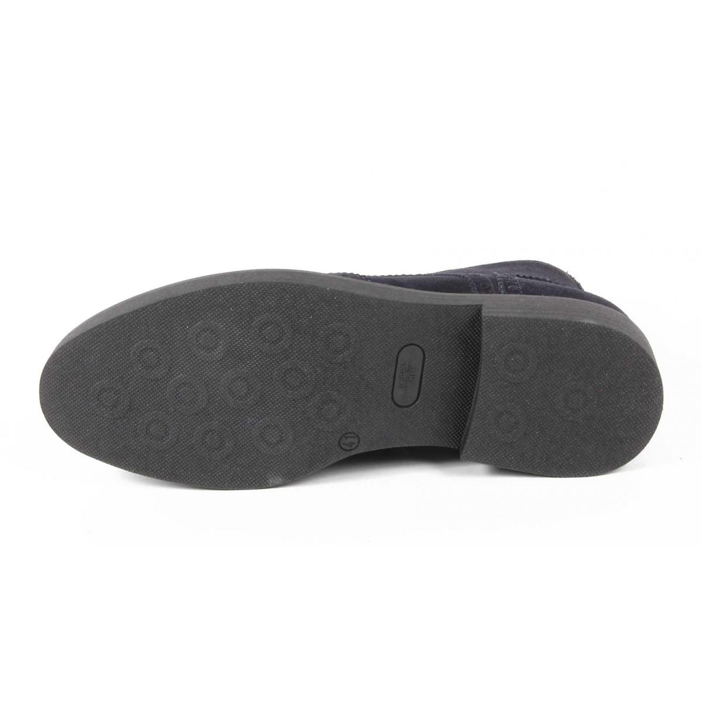 Botín para hombre V 1969 Italia V2660 CAMOSCIO NAVY