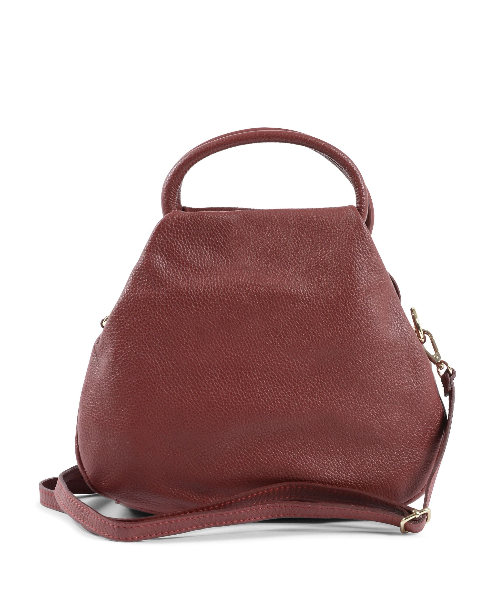 Bolso de mano para mujer V Italia Burdeos V10312 52 DOLLARO RUBINO