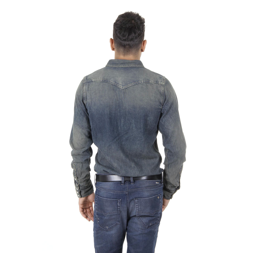 Diesel Mens Shirt Long Sleeves 00SD24 0IAEU 01 NEW-SONORA