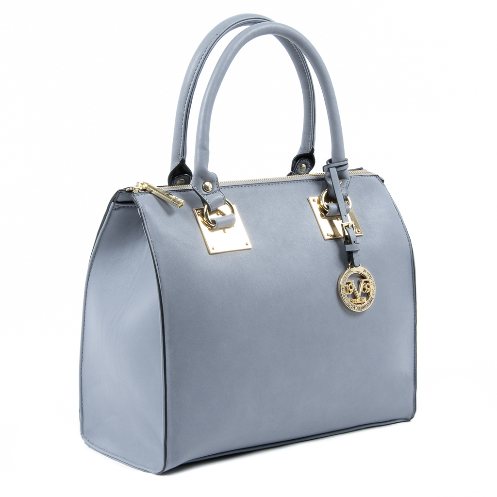 Bolso de mano para mujer V 1969 Italia gris claro LISA