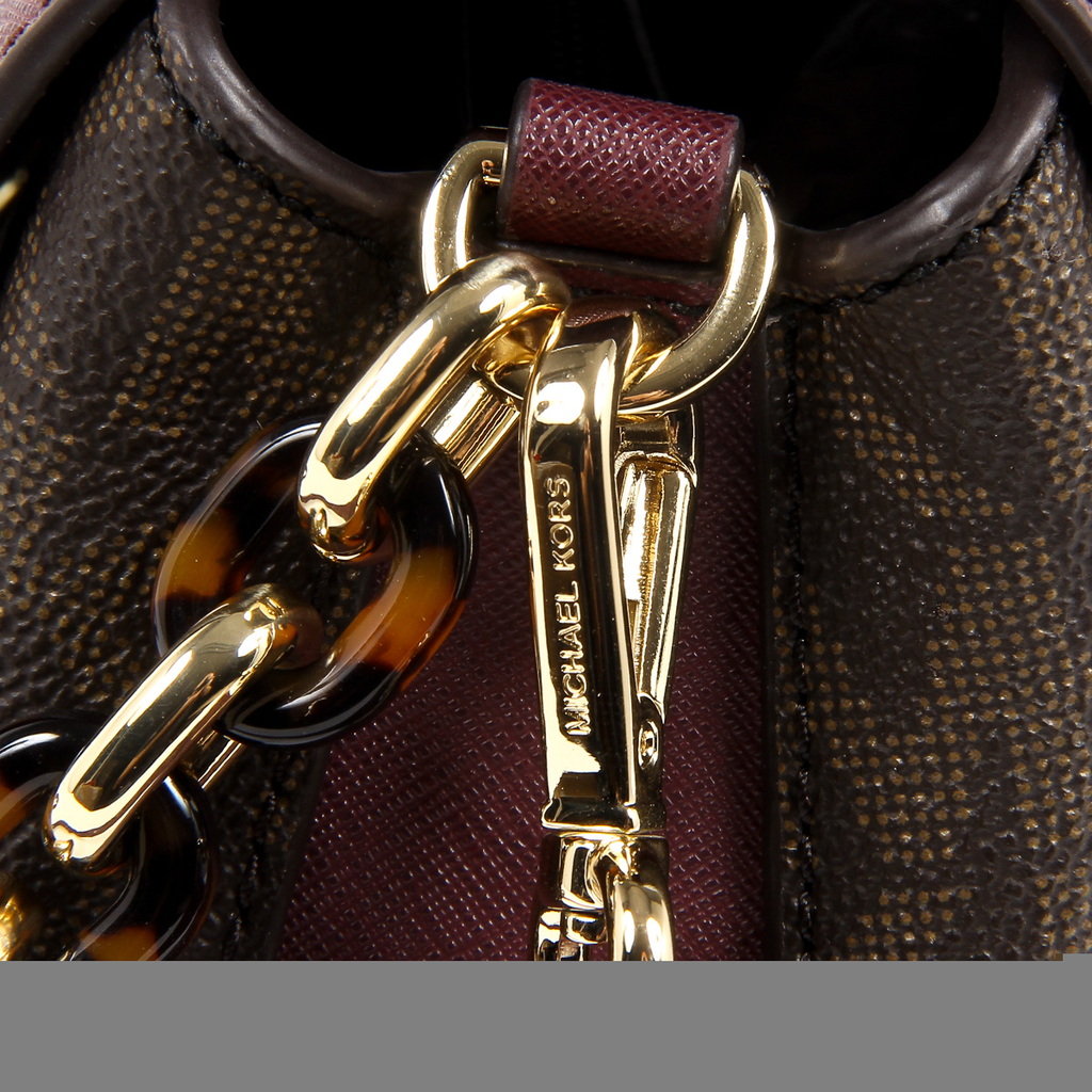 Michael Kors Womens Handbag PORTIA 35F7GPAL1B BRN PLUM