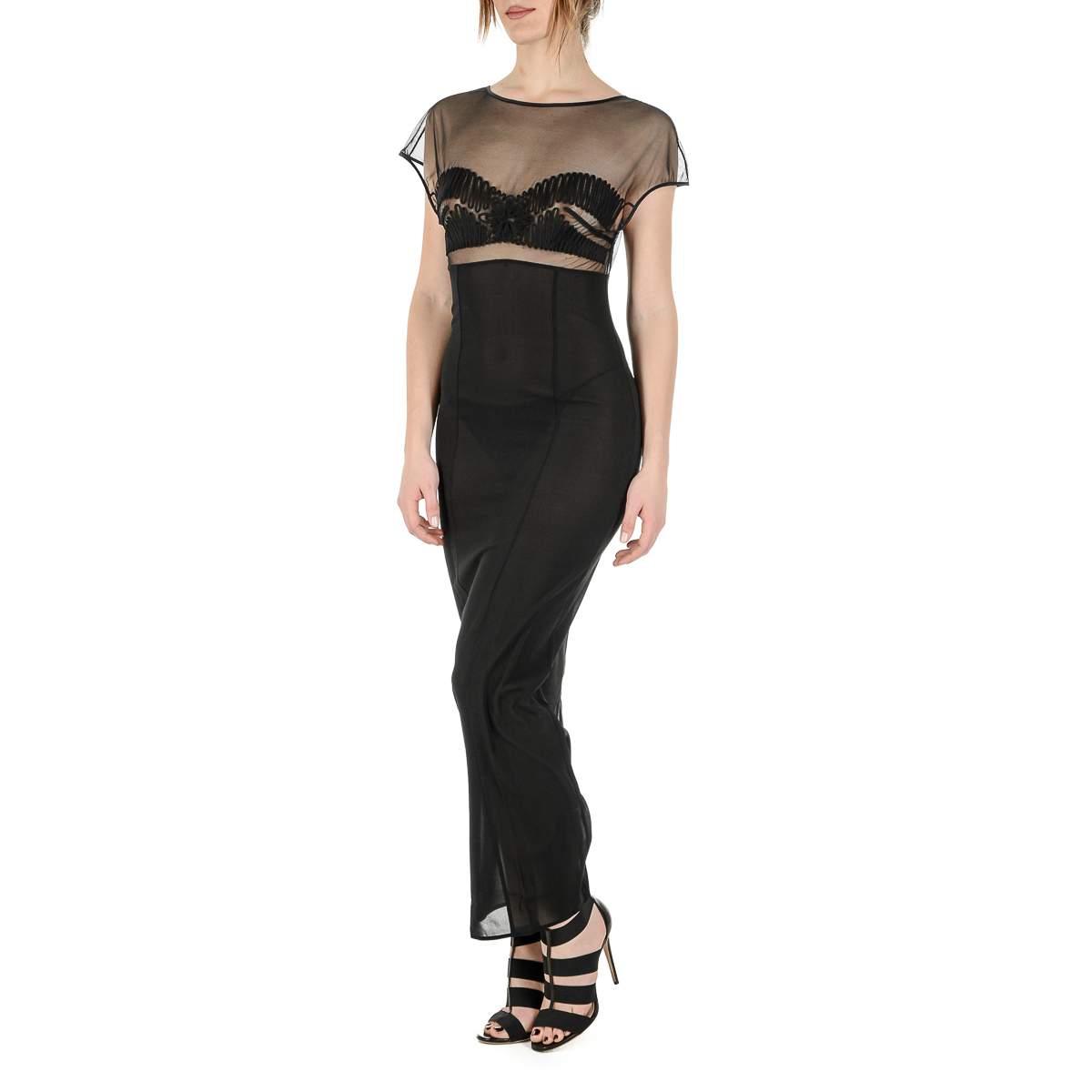 La Perla Top Womens Night Gown Black