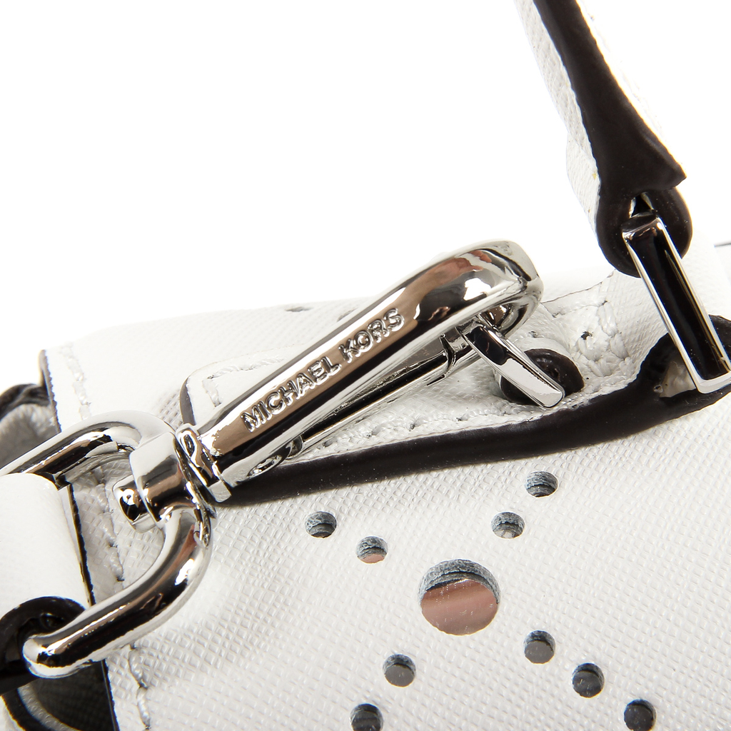 Michael Kors Womens Handbag VIOLET 35S7SV1S2L OPTIC WHITE