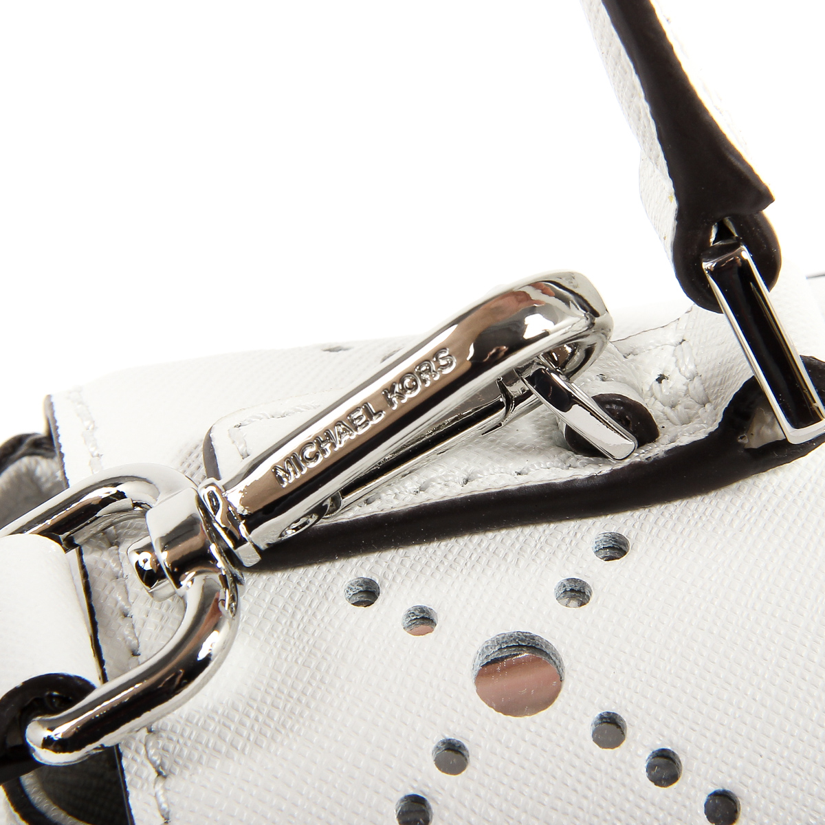 Michael Kors Womens Handbag VIOLET 35S7SV1S2L OPTIC WHITE